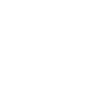 Icône représentant la silhouette de deux personnes. L'une est derrière l'autre comme en soutien.